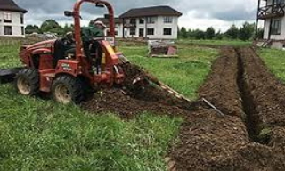 Копка траншей для водопровода в Котласе: цена за метр от 932 руб.