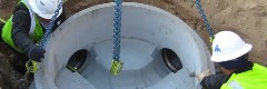 Канализационный колодец в Котласе